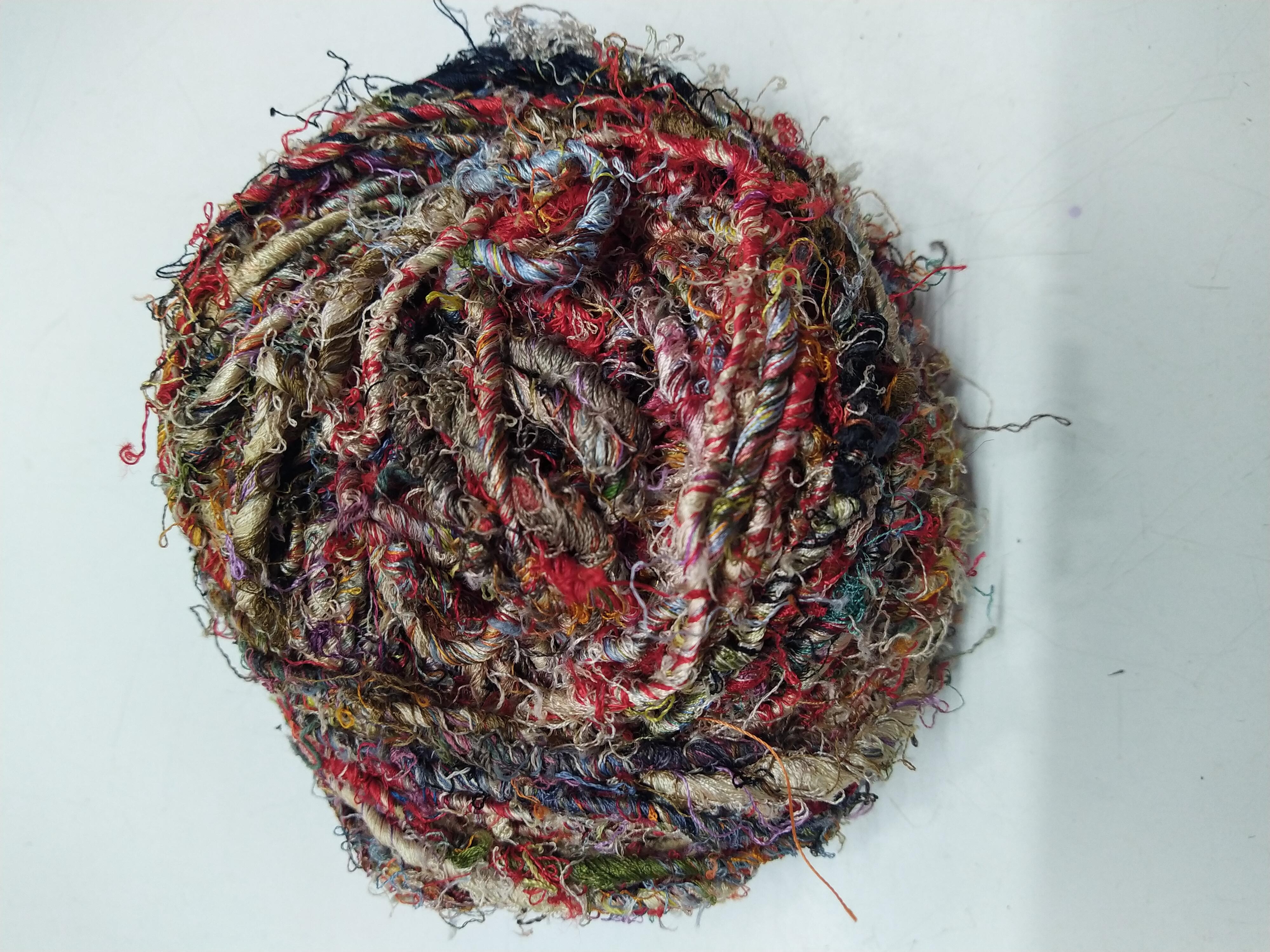 Recycled Banana Silk Hairy Yarn (5)